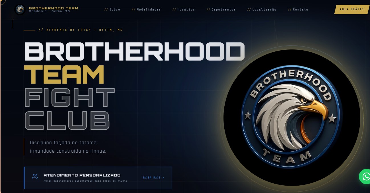 Site institucional Brotherhood Team